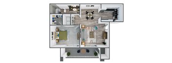 Portofino Floor Plan at Springs at Continental Ranch, Tucson, AZ, 85743