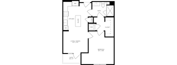 a schematic diagram of a floor plan of a house