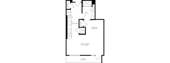 floor plan of the 2100 sq ft roommates