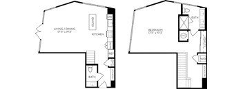 floor plan of the floor plan for this small house