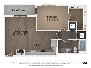 7738 AC Skinner Parkway Studio-3 Beds Apartment for Rent - Photo Gallery 3
