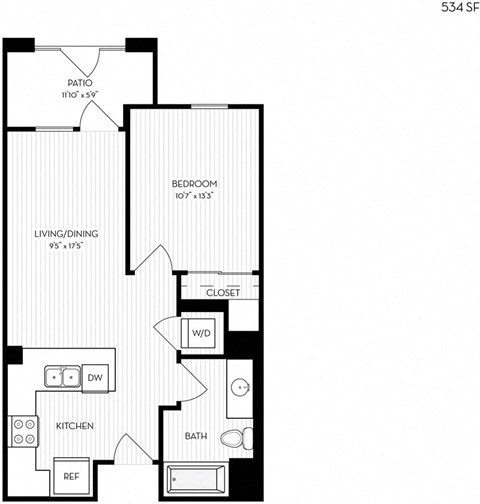 One Bedroom One Bathroom