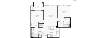 Two Bedroom Two Bathroom