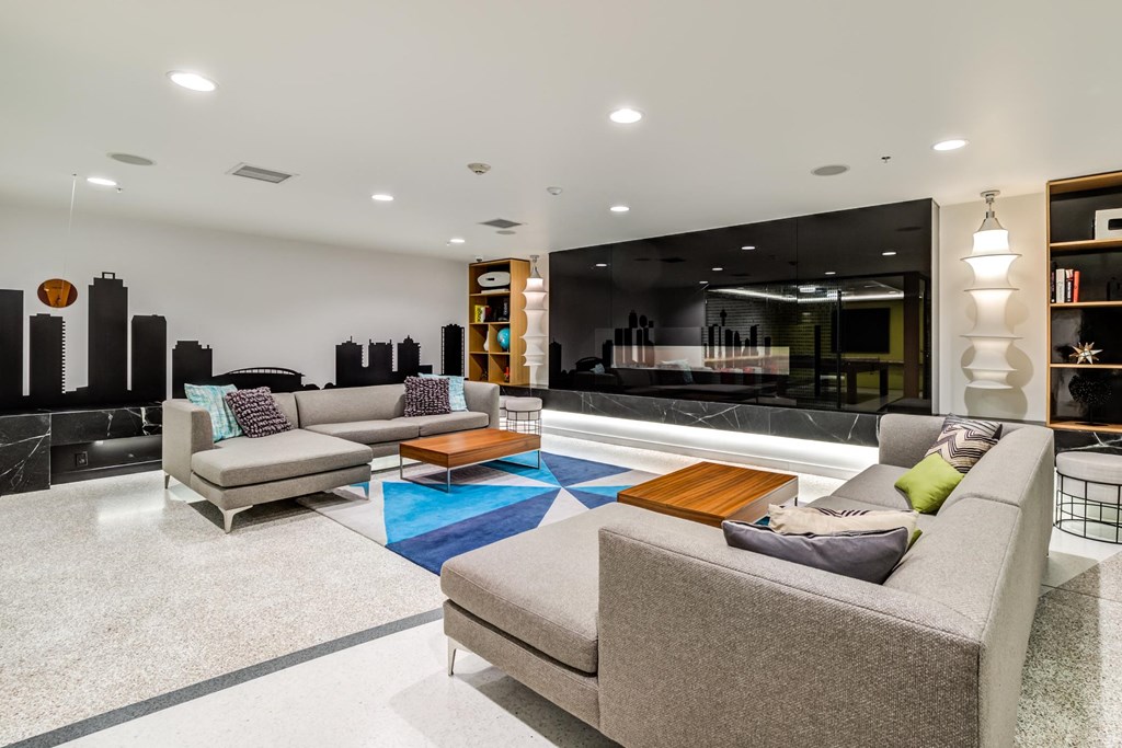 Radius Apartments Theater Room