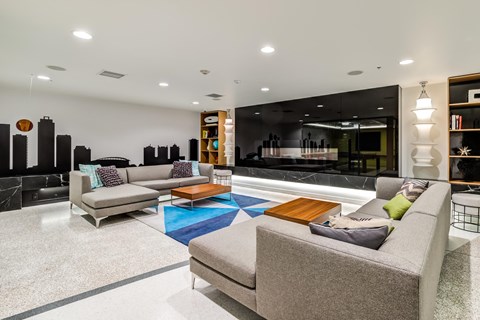 Radius Apartments Theater Room