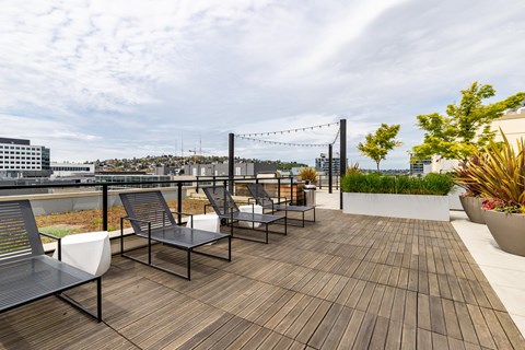 Radius Apartments Rooftop Deck