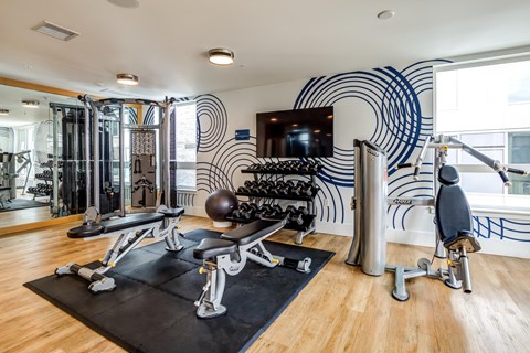 Radius Apartments Fitness Center