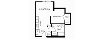 A6 one bedroom one bathroom