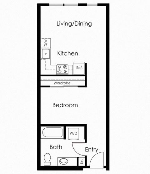 A7 one bedroom one bathroom