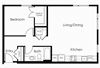 B3 one bedroom one bathroom
