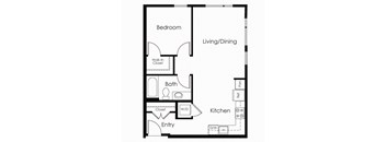 B4 one bedroom one bathroom