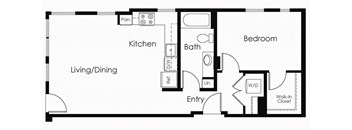 B5 one bedroom one bathroom