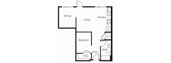 B7 one bedroom one bathroom