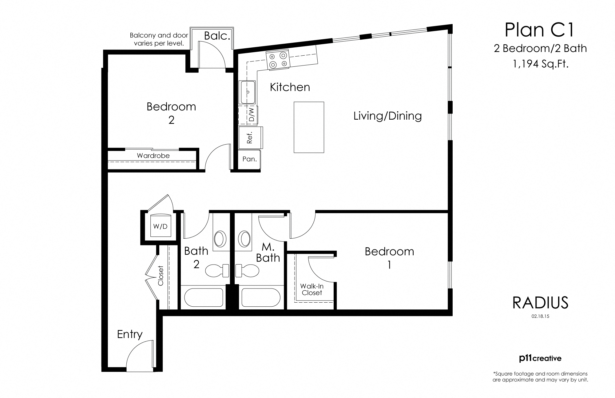 Two bedroom Two bathroom