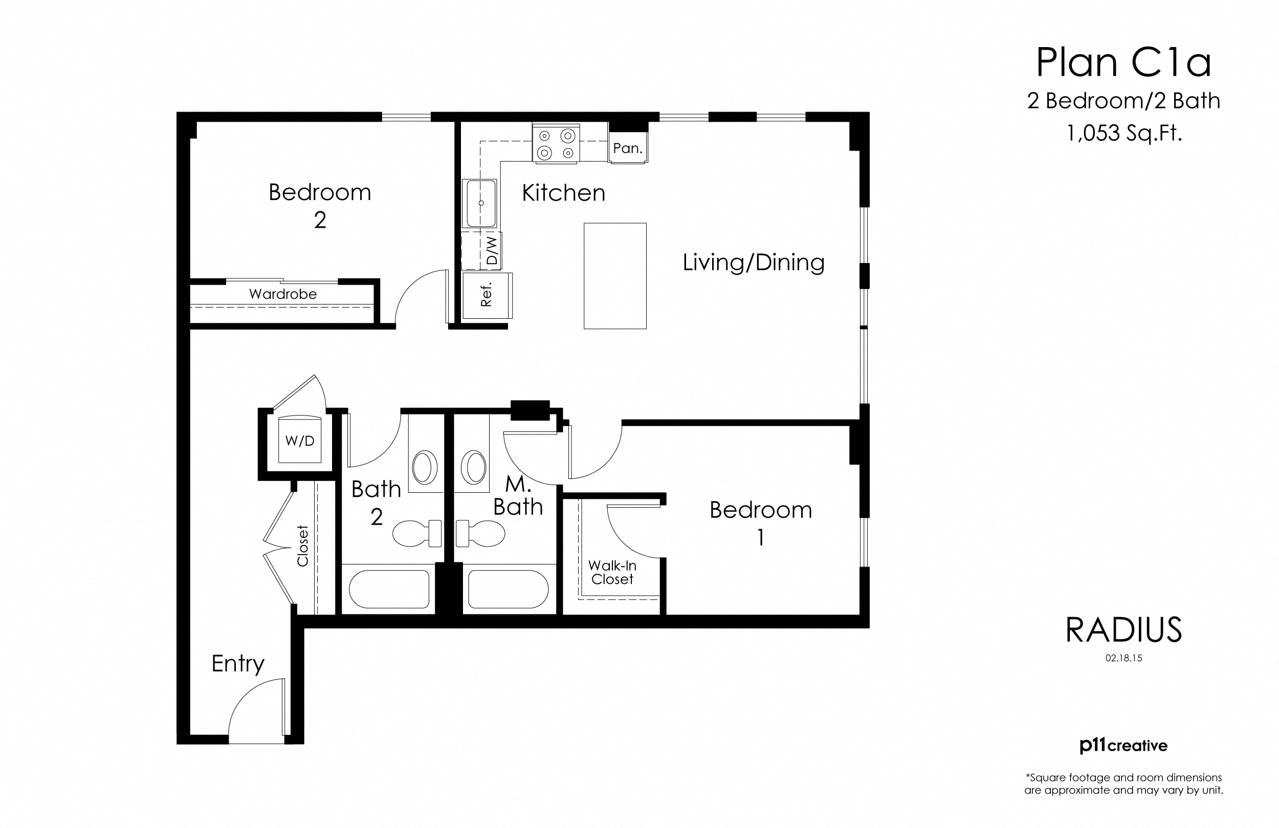 Two bedroom Two bathroom