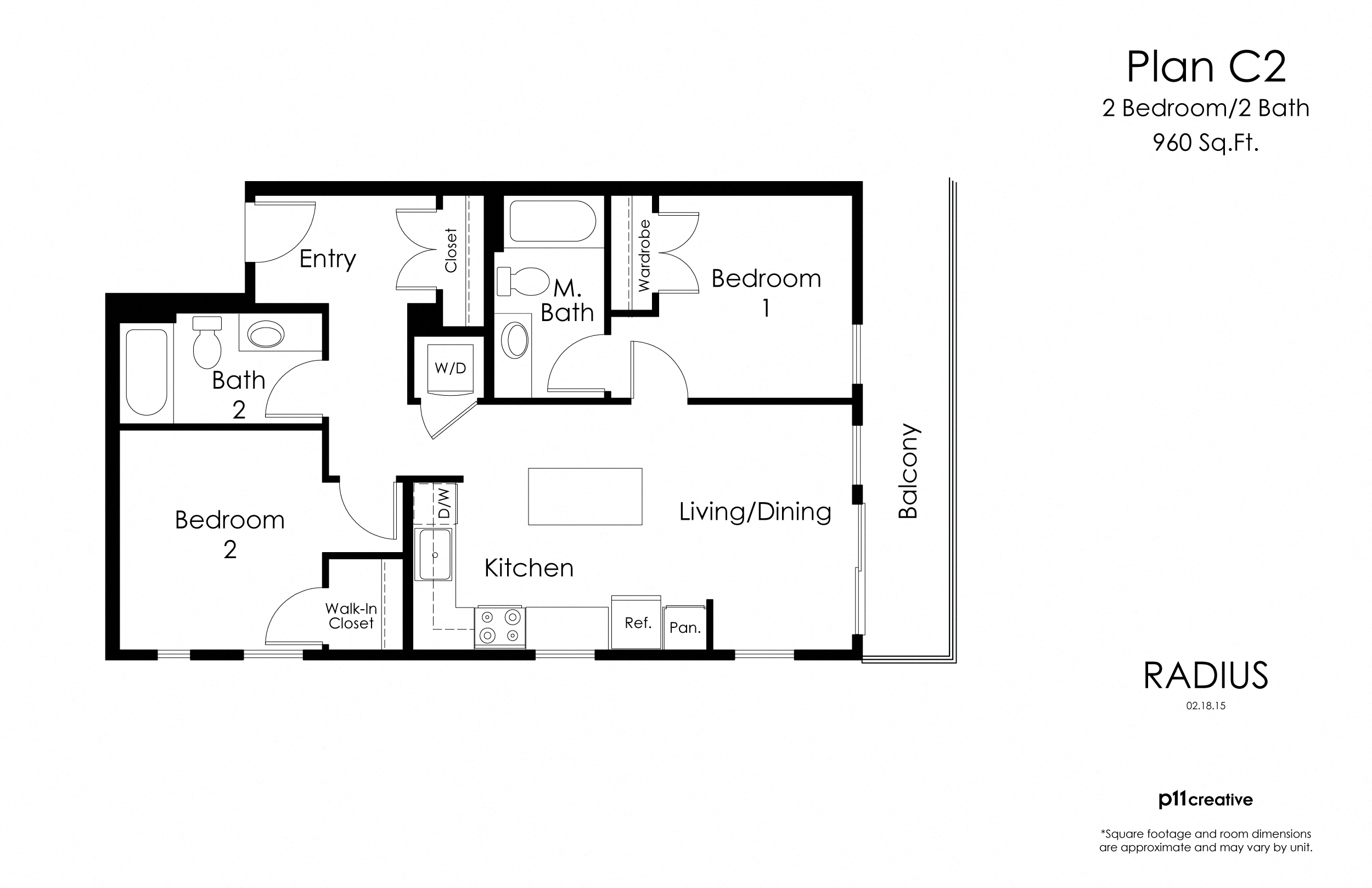 Two bedroom Two bathroom