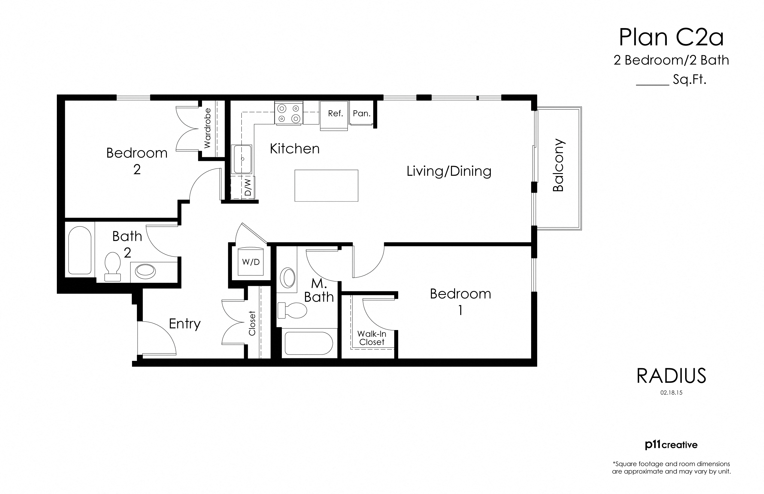 Two bedroom Two bathroom