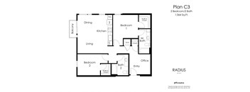 Two bedroom Two bathroom