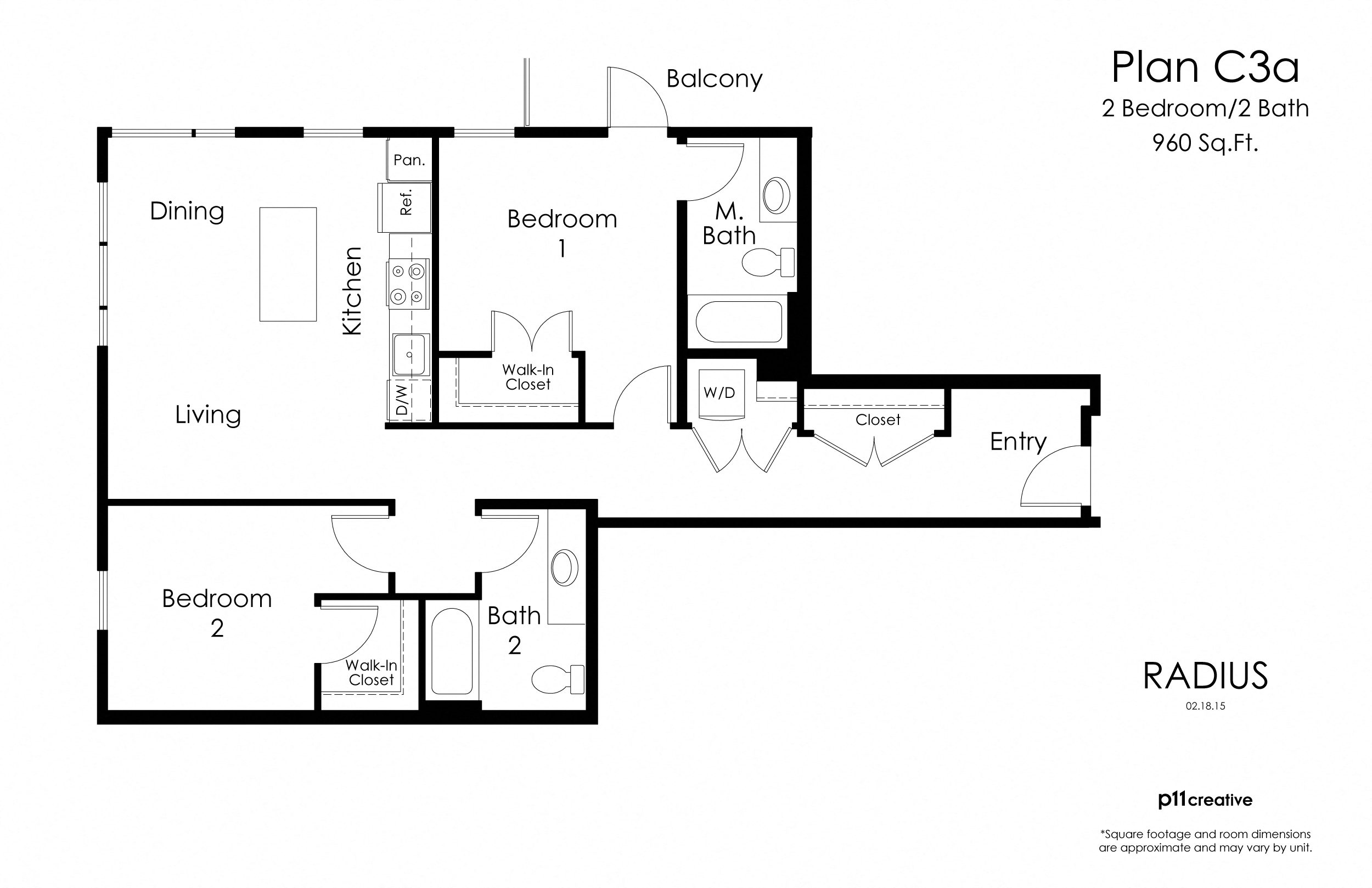 Two bedroom Two bathroom