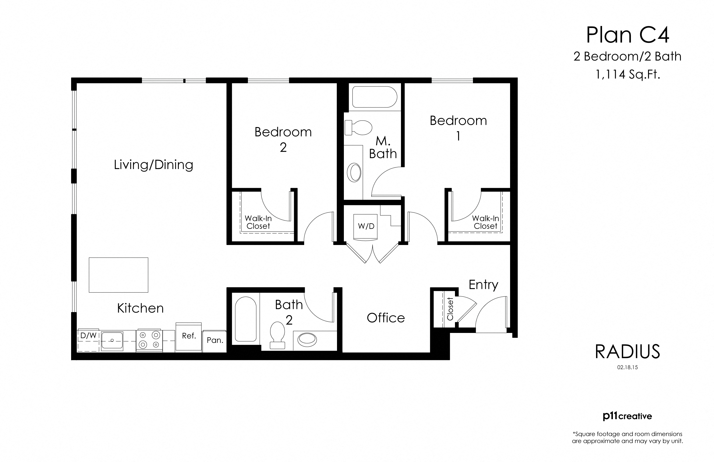 Two bedroom Two bathroom