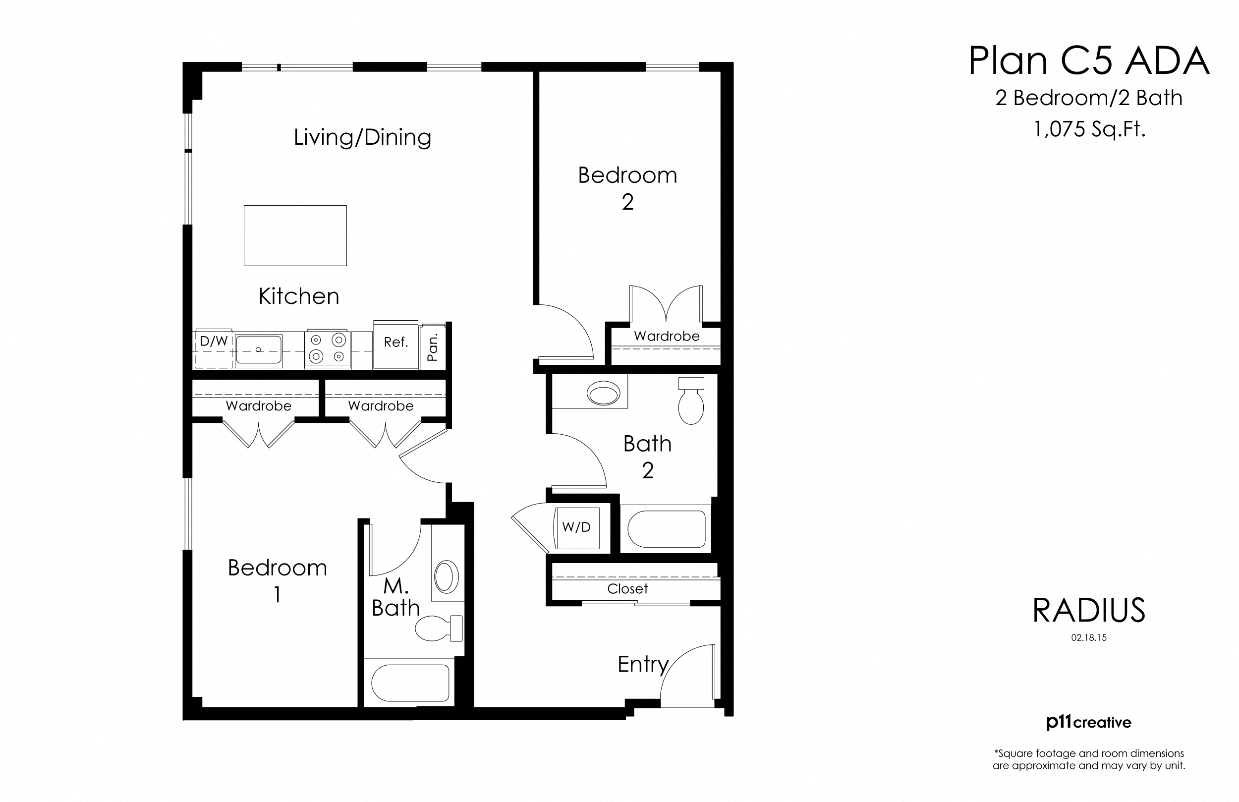 Two bedroom Two bathroom