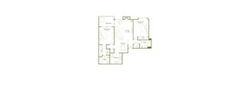 Redwood 1,029 Sq.Ft. Floor Plan at Wood Creek Apartments, California, 94523