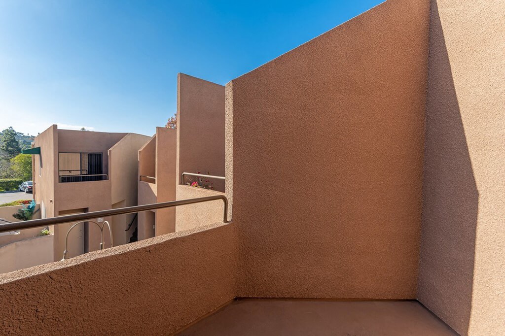 Patio at Village Square, La Jolla, CA