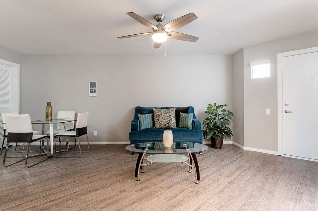 Spacious Living Room at Village Square, California, 92037