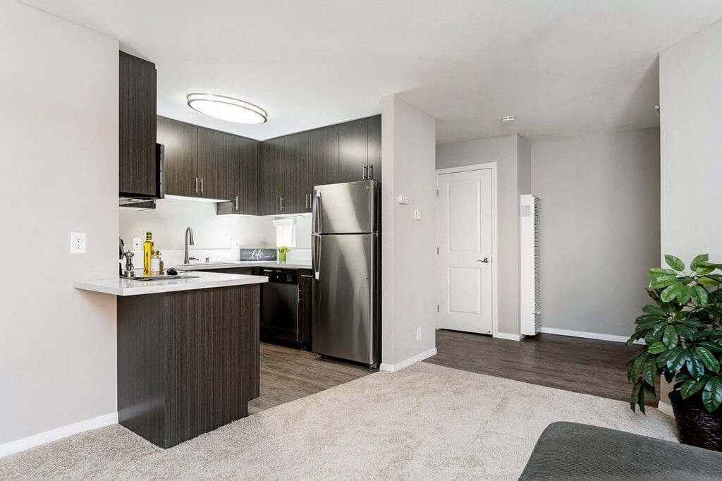 Well Equipped Kitchen at Village Square, La Jolla