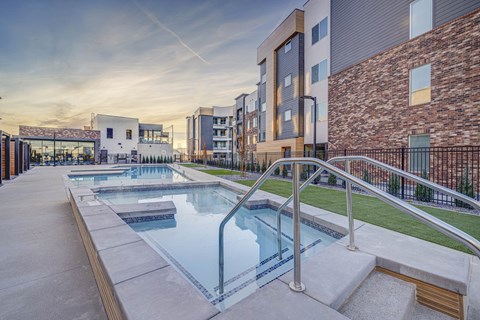 our apartments have a pool and amenities at the flats at west end apartments