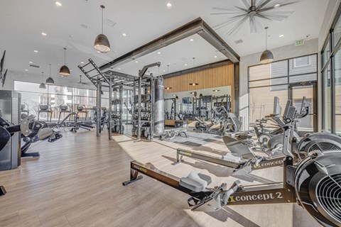 Spacious 1750 sf. Fitness Center