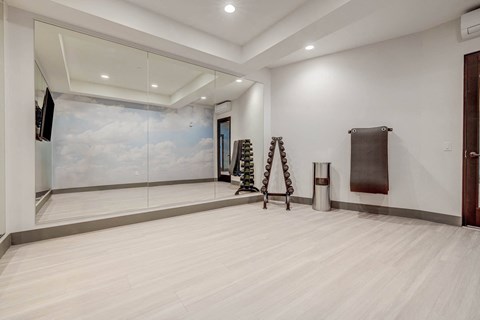 Yoga and Pilates room