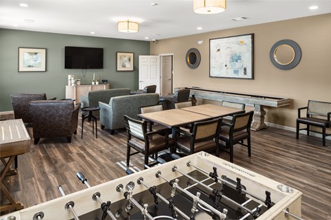 Game room at The Ridge at Calhoun, Calhoun, 30701