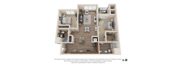 2 Bedrooms and 2 Bathrooms Floor Plans at Rockvue, Broomfield, CO, 80021