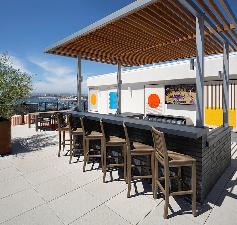 rooftop deck