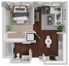 One Bedroom One Bath