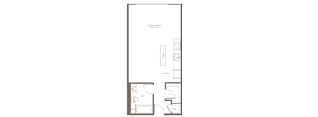 S1 Floor Plan at The Adeline, California, 91203