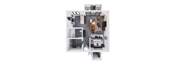 S1 Floor Plan at Westmount at Urban Trails Apartments, Mesa, AZ