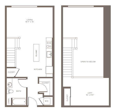 S1L Floor Plan at The Adeline, Glendale, CA 91203