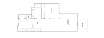 S2  Floor Plan at Burano, Long Beach, CA
