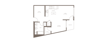 S2 Floor Plan at The Adeline, Glendale, CA