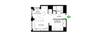 a floor plan of a bedroom house