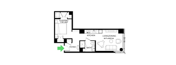 a floor plan of a house