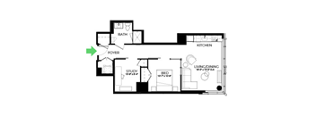 a floor plan of a house