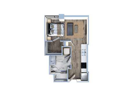 bedroom floor plan  the residences at