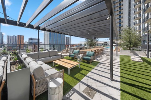 Outdoor lounge seating