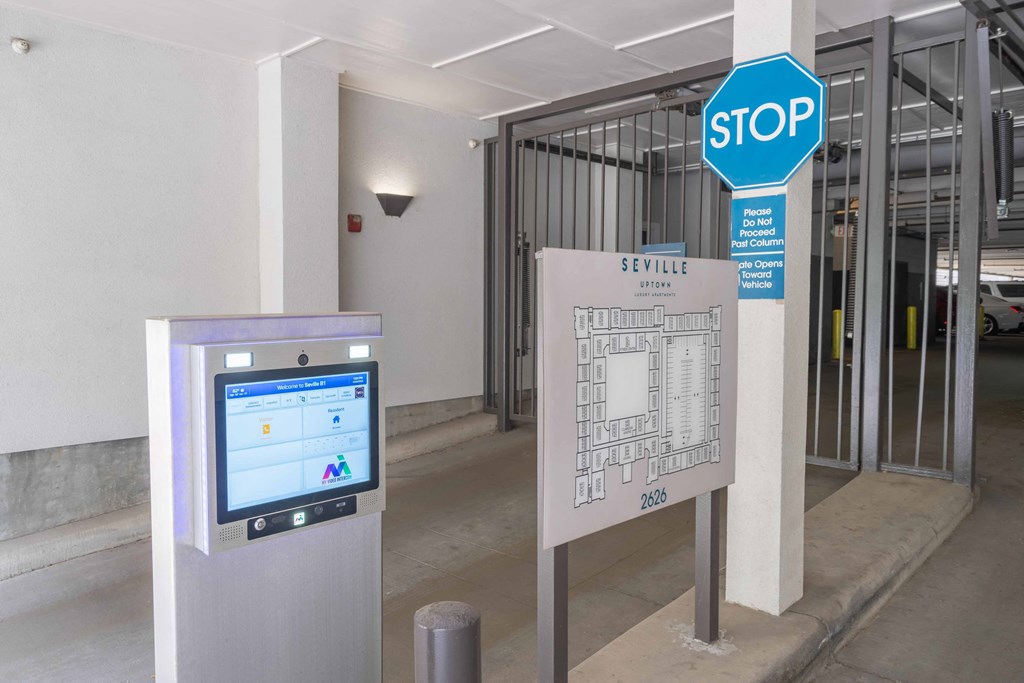 a stop sign in front of a building