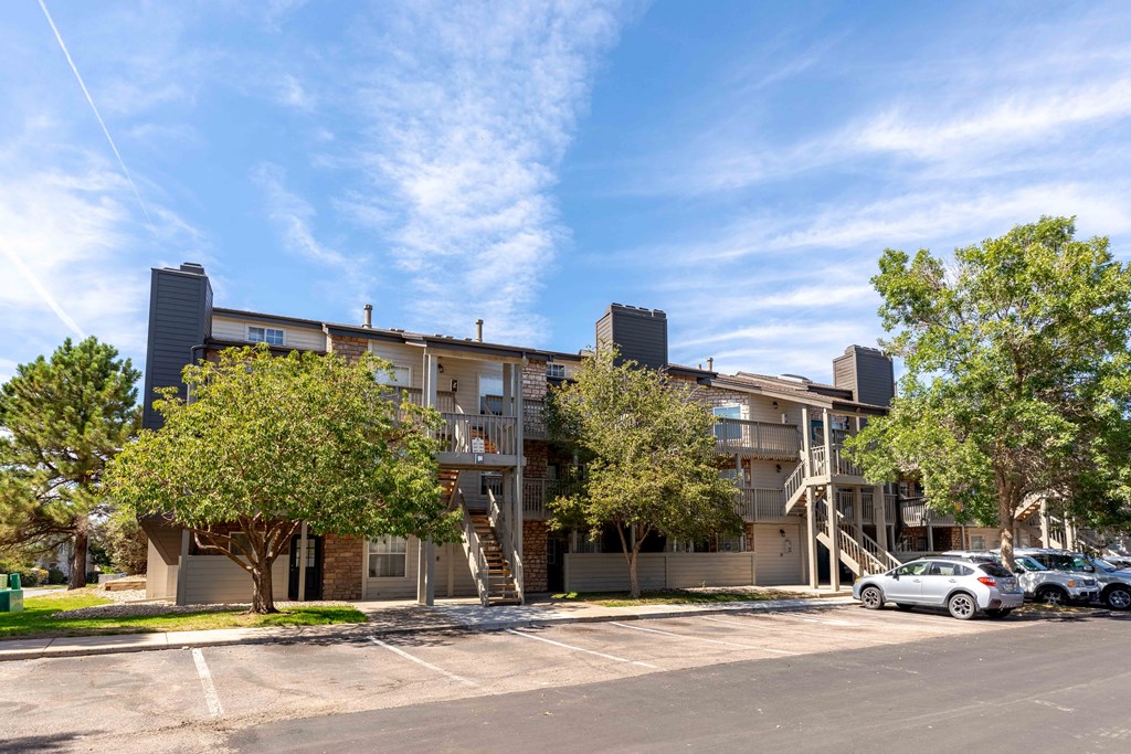 the building where the apartment is located