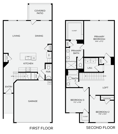 A floor plan of a house with a living room, dining room, kitchen, and multiple bedrooms.