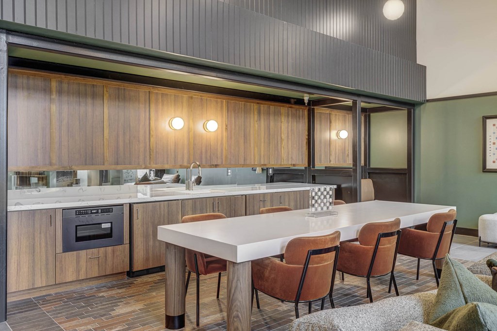 Clubroom kitchen area